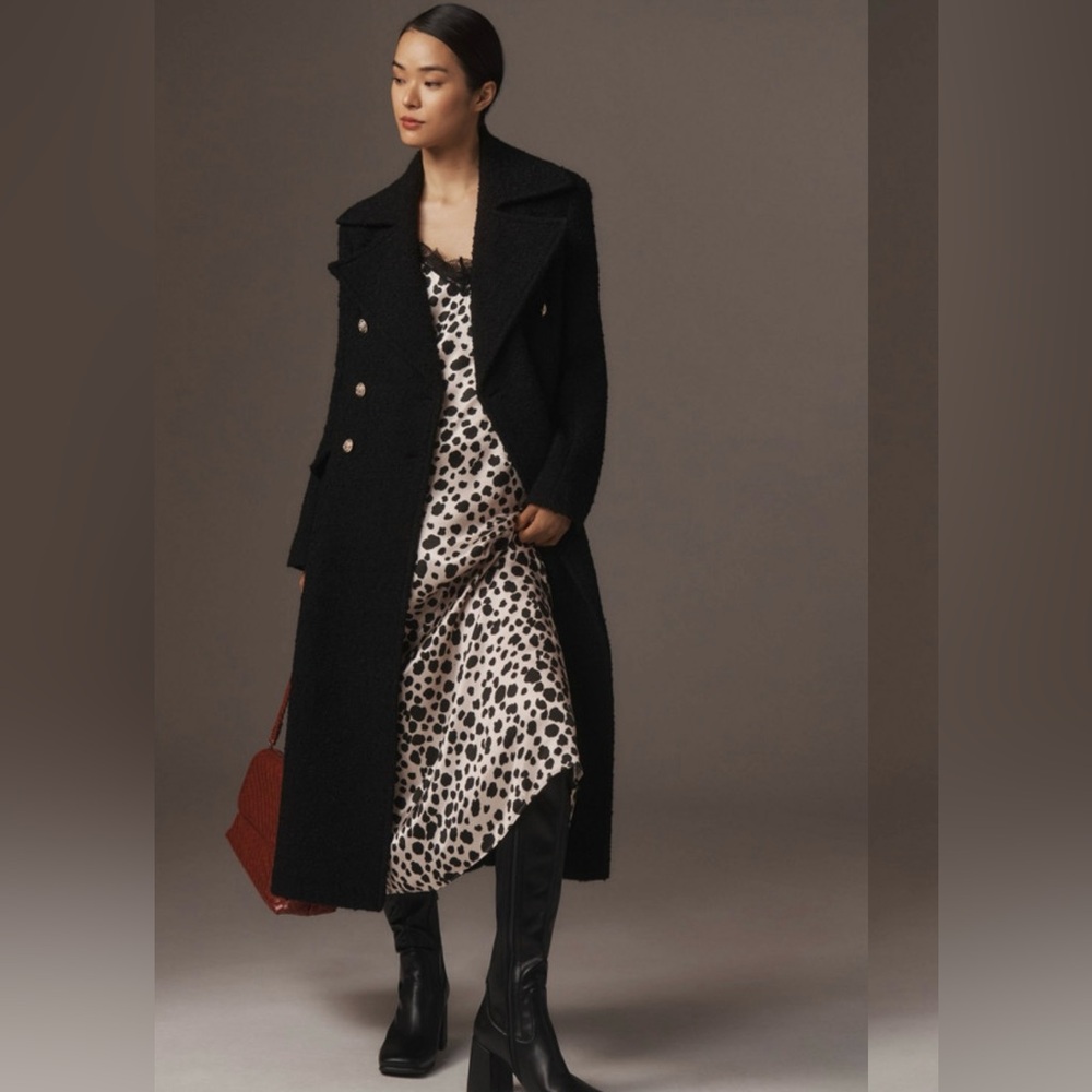 Anthropologie Maeve Lady Sculpted Coat
